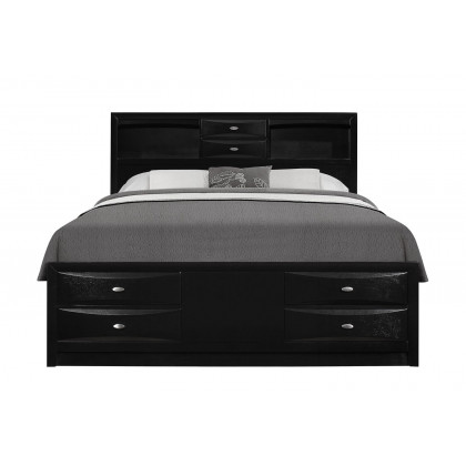 GF Linda Black King Bed Group