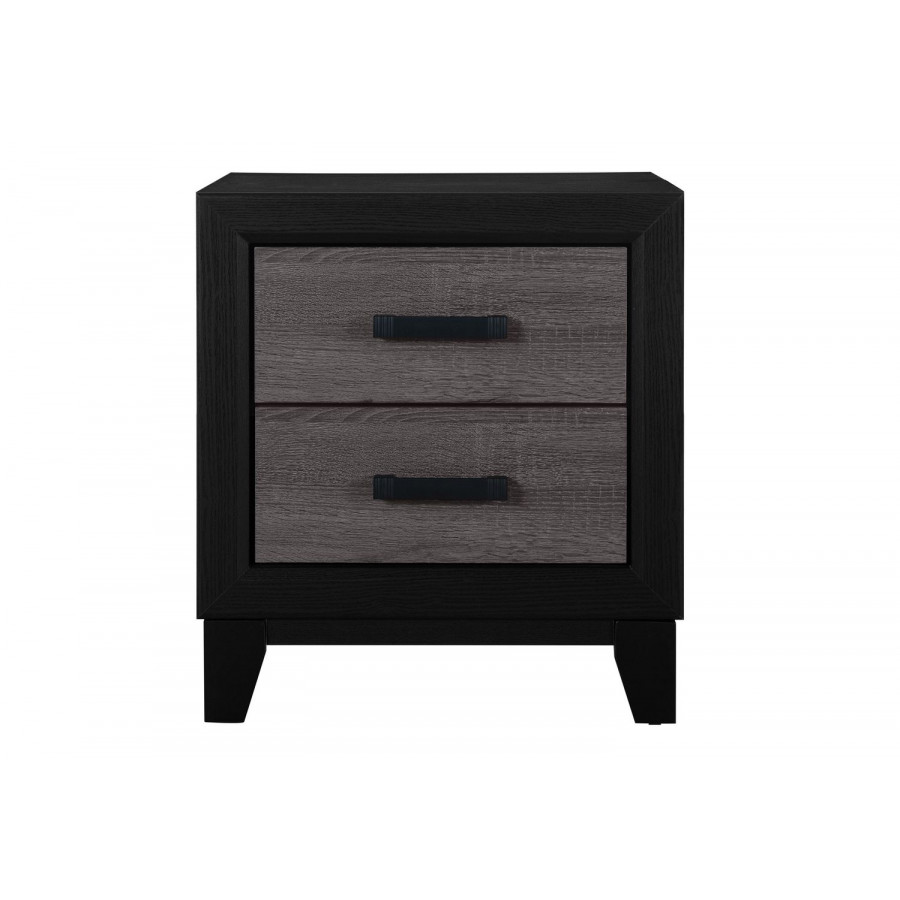 GF Lisbon Gray/Black Nightstand