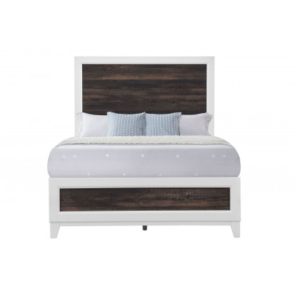GF Lisbon Oak/White Full Bed