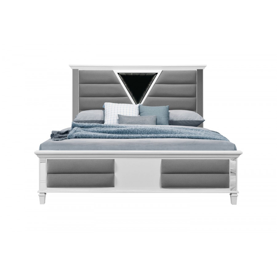 GF Marco King Bed With Led 3d Mirror