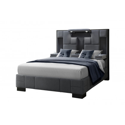 GF Oscar Dark Gray 8 Queen Bed
