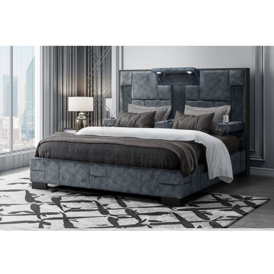 GF Oscar Domino Granite King Bed