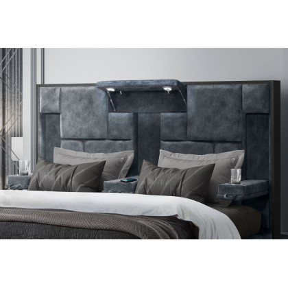 GF Oscar Domino Granite King Bed