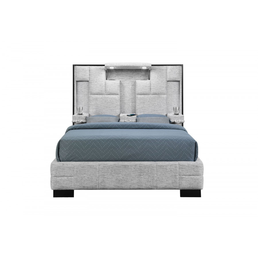 GF Oscar Gray Queen Bed