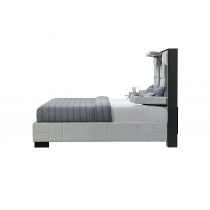GF Oscar Light Gray Queen Bed