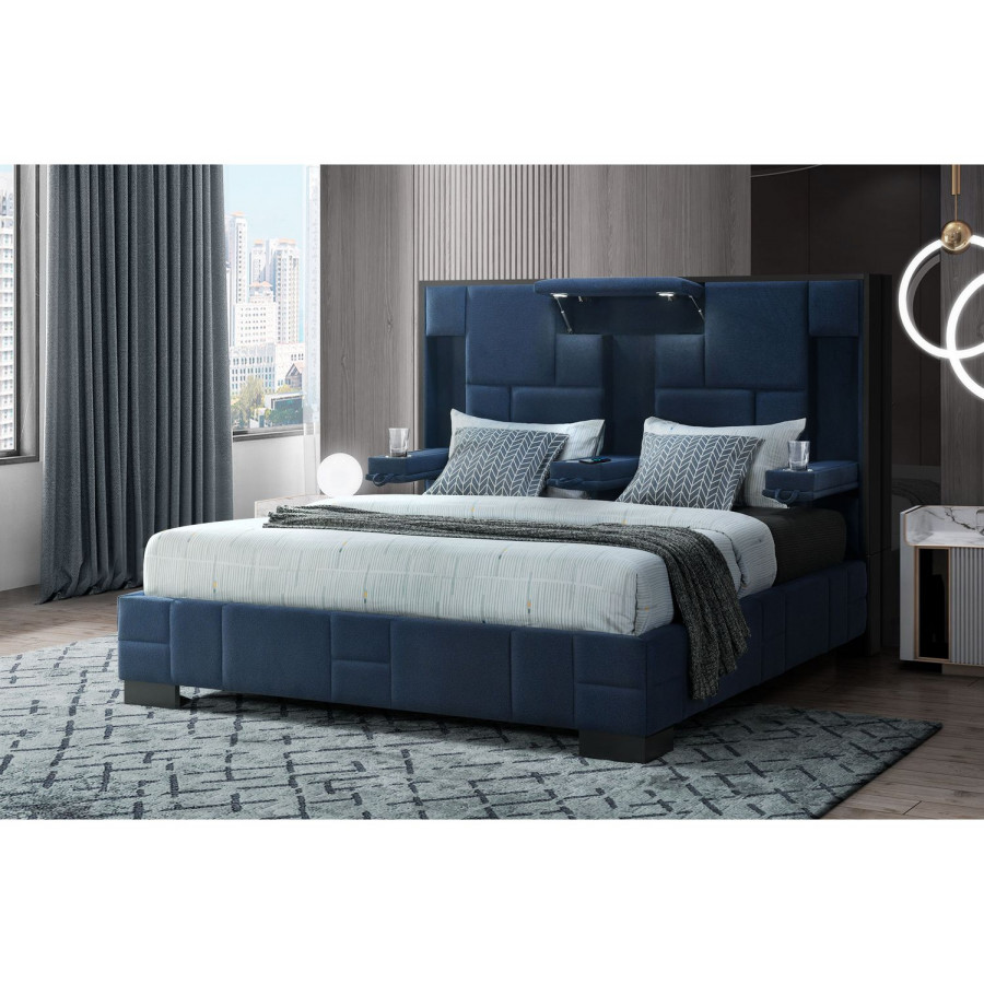 GF Oscar Navy Blue King Bed