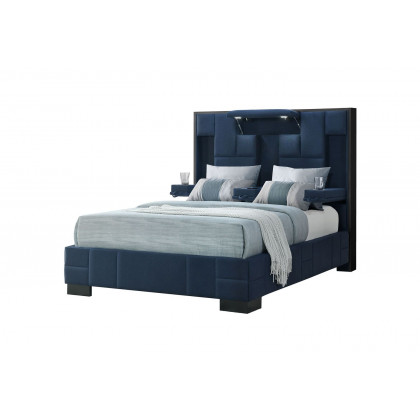 GF Oscar Navy Blue Queen Bed