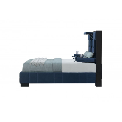 GF Oscar Navy Blue Queen Bed