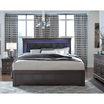 GF Pompei Bed Group With Led