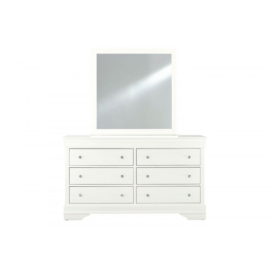 GF Pompei White Dresser