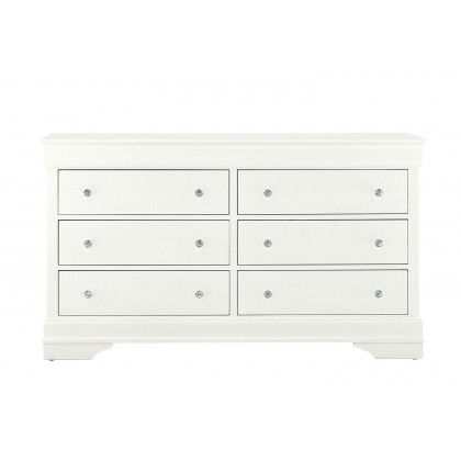 GF Pompei White Dresser