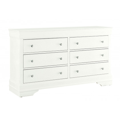 GF Pompei White Dresser