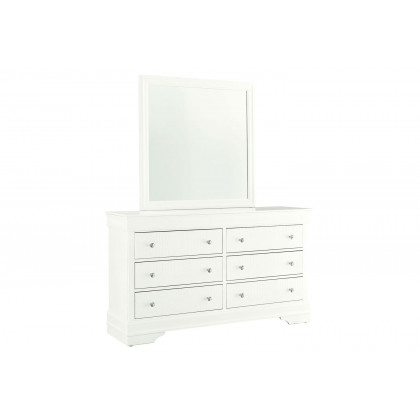 GF Pompei White Mirror