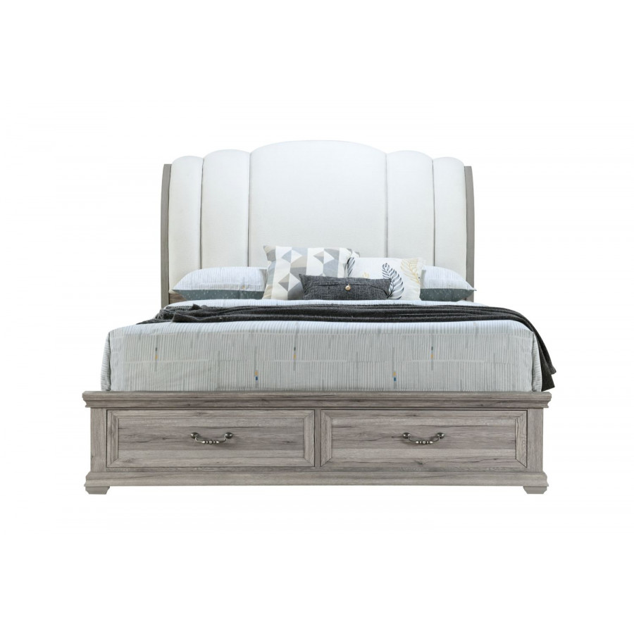 GF Rowan/Tatum Natural Storage King Bed With Storage