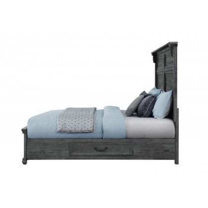 GF Rowan/Tatum Gray, Tatum Panel Bed Bed Group Storage