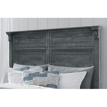 GF Rowan/Tatum Gray Non-Storage, Tatum Gray Panel Bed Queen Bed w/Out Storage