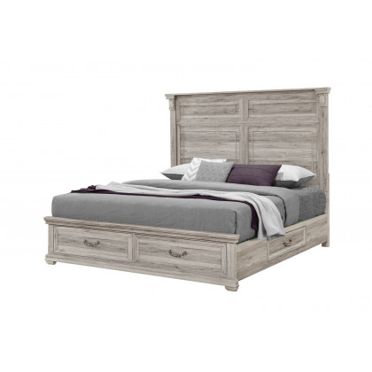 GF Rowan/Tatum Natural Storage, Tatum Natural Panel Bed King Bed Group With Storage