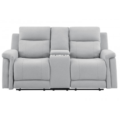 GF - U1797 Gray Reclining Sofa/Console Reclining Loveseat/Glider Recliner