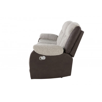 GF - U4377 Gray/Brown Reclining Sofa