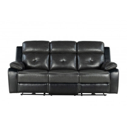 GF - U5050 Blanche Charcoal/Blanche Black Power Power Reclining Sofa/Power Reclining Loveseat/Power Recliner