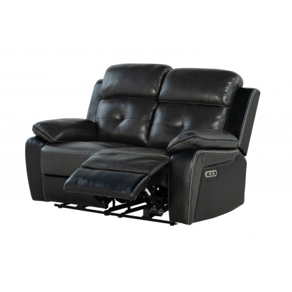 GF - U5050 Blanche Charcoal/Blanche Black Power Power Reclining Sofa/Power Reclining Loveseat/Power Recliner