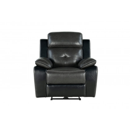 GF - U5050 Blanche Charcoal/Blanche Black Power Power Reclining Sofa/Power Reclining Loveseat/Power Recliner