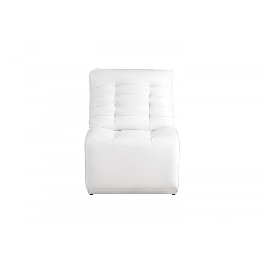 GF U6066 Blanche White Modular Stationary Chair