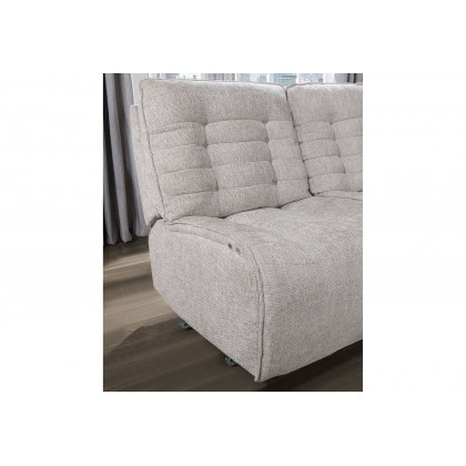 GF U6066 Cream Modular 3 Power Sofa Includes 3 Pwr Ar