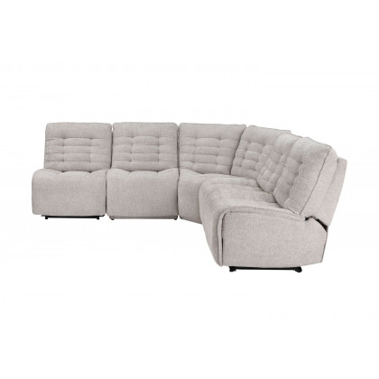 GF U6066 Cream Modular 3 Power Sofa Includes 3 Pwr Ar