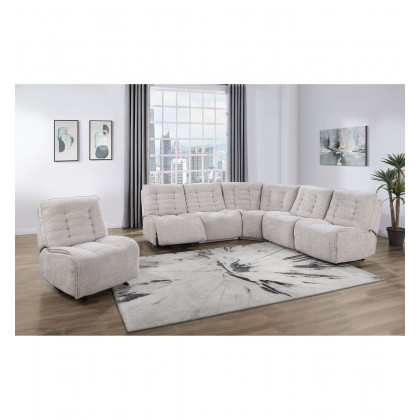 GF U6066 Cream Modular Stationary Chair