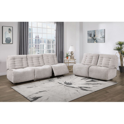 GF U6066 Cream Modular Stationary Chair
