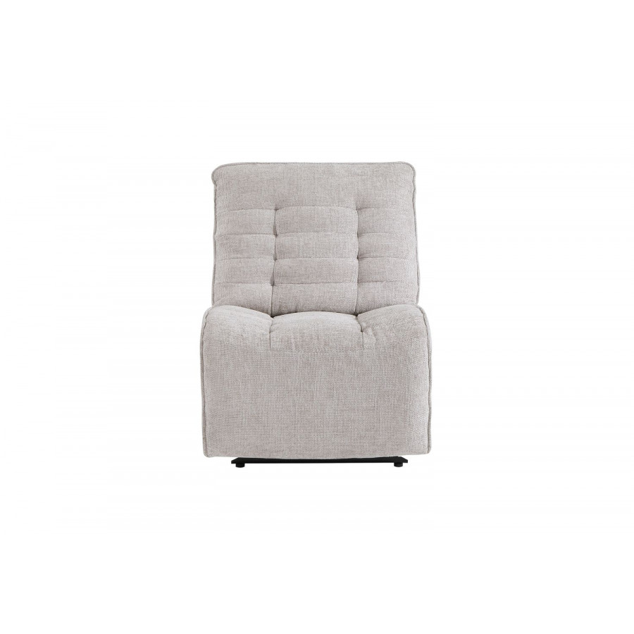 GF U6066 Cream Modular Power Armless Recliner