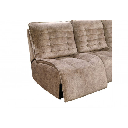 GF U6066 Domino Smoke Modular 3 Power Sectional Includes 3 Pwr Ar, 1 W, 1 Ch