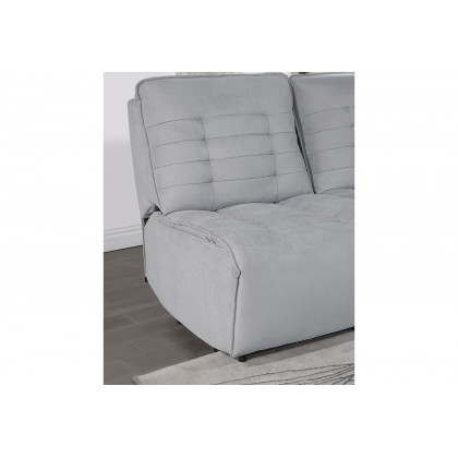 GF U6066 Gray Modular 4 Seater Includes 2 Pwr Ar, 2 Ch