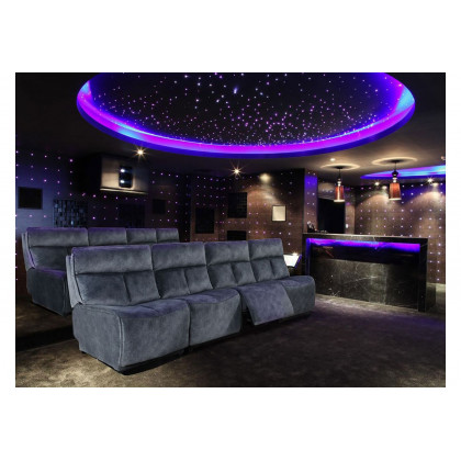 GF U8088 Domino Granite Modular 4 Seater Includes 2 Pwr Ar, 2 Ch