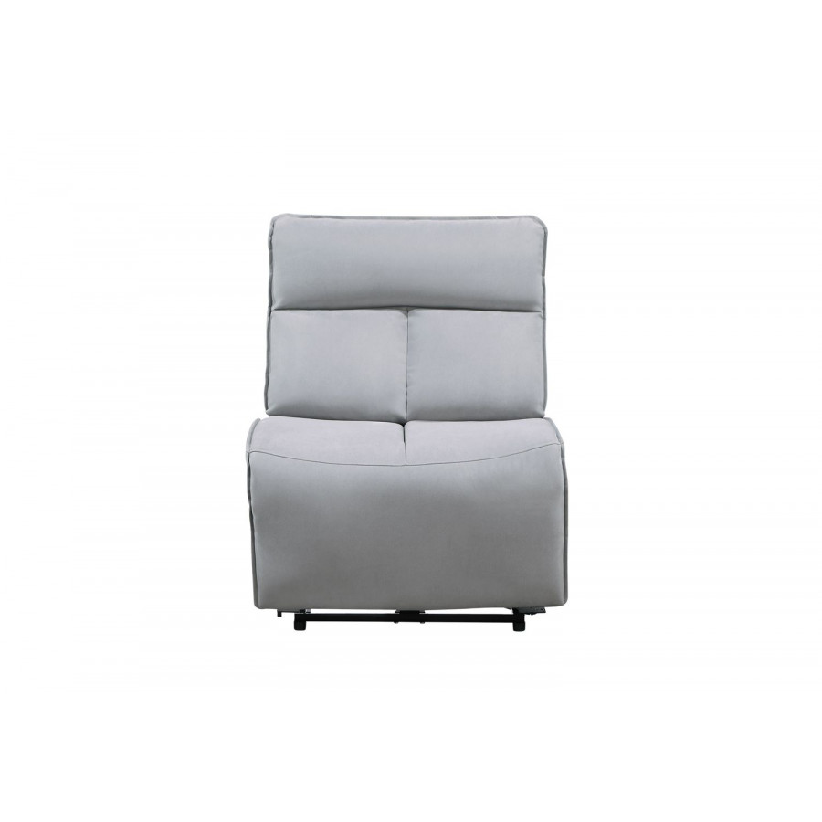 GF U8088 Gray Modular Power Armless Recliner