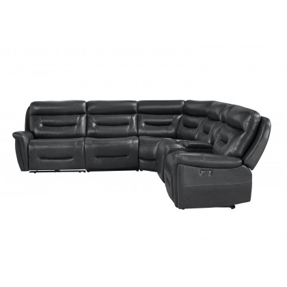 GF U8522 Blanche Charcoal Sectional