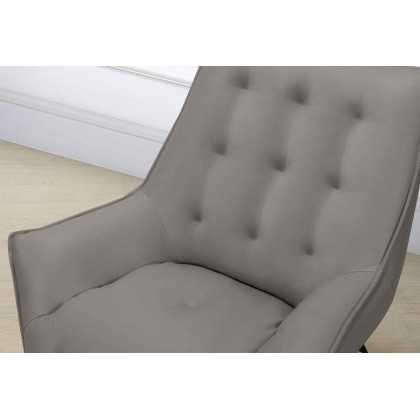 GF U8933 Light Accent Chair 100% Top Grain Leather All-Around