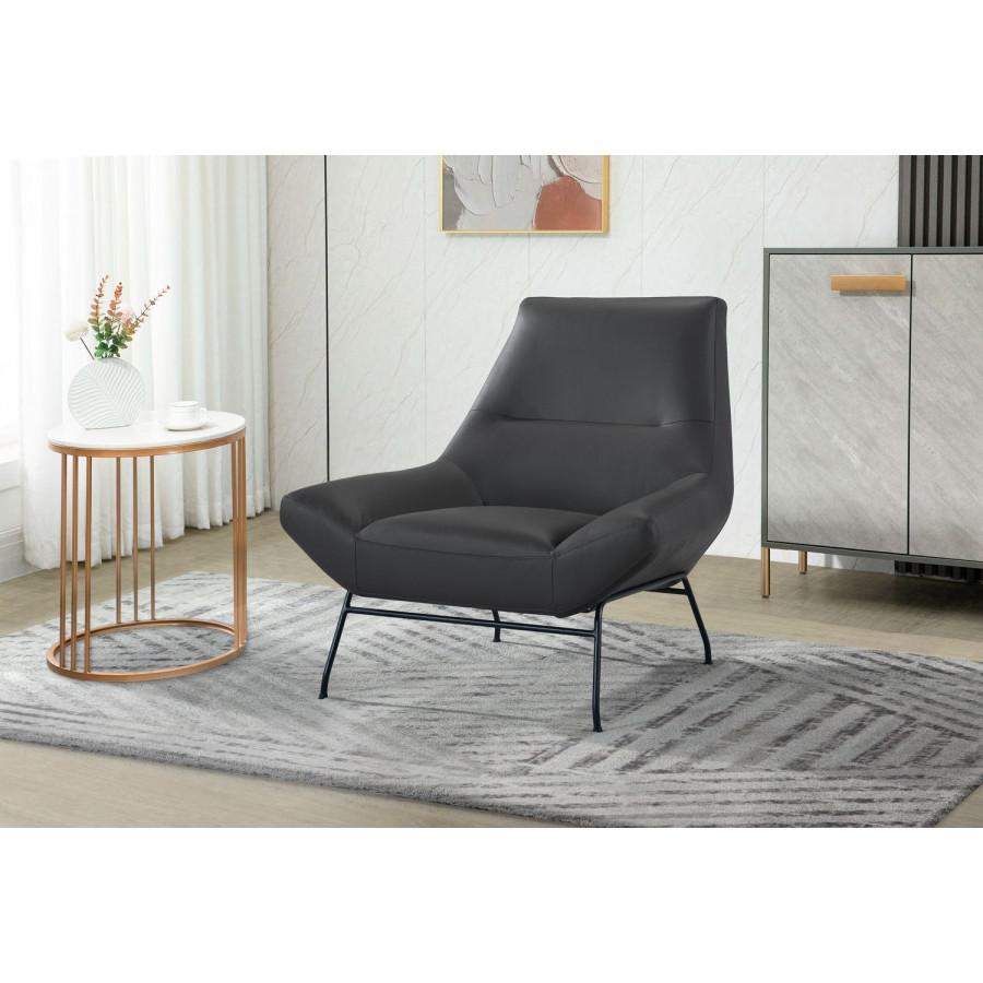 GF U8949 Accent Chair 100% Top Grain Leather All-Around