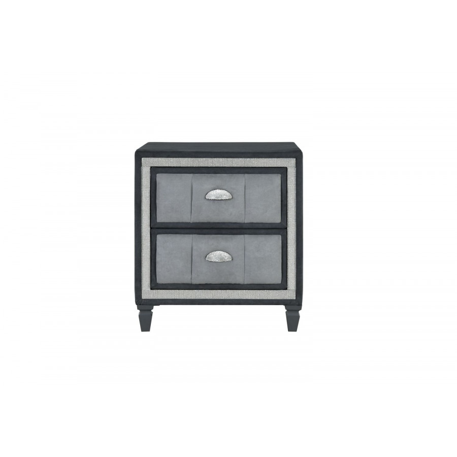 GF - Vanna Dark Gray Nightstand