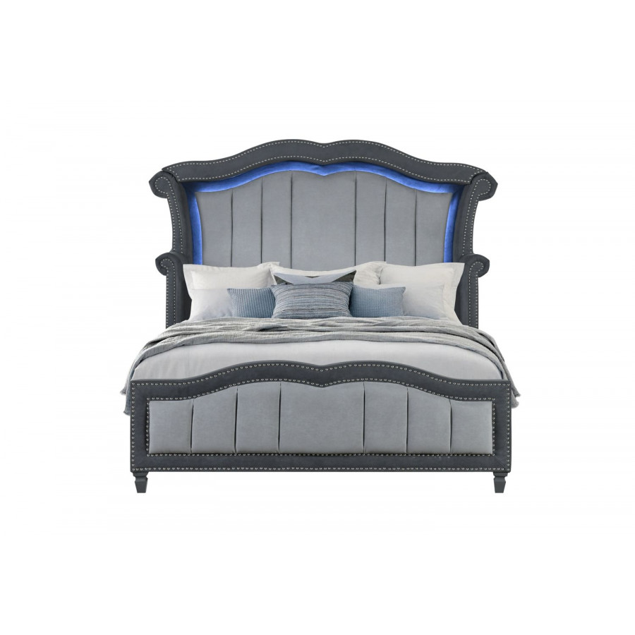 GF Vanna Dark Gray Queen Bed