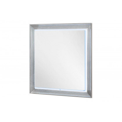 GF - Ylime White Marble Mirror With Led