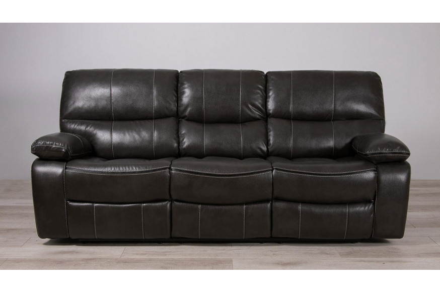 GF™ U0040 Reclining Sofa - Gray/Black