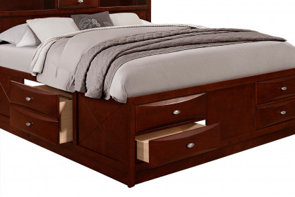 GF™ Linda Bed Group Collection - Merlot, Full Size