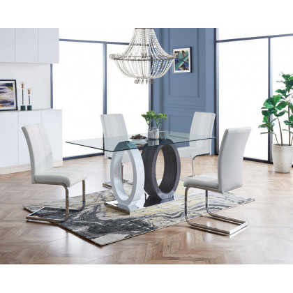 GF D1628 Dining Room Set with D915 Chairs