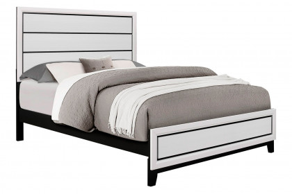 GF™ Kate Bed - Foil White, Queen Size