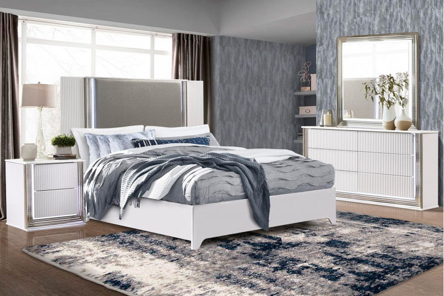 GF™ Aspen Bed Group Collection - White, King Size
