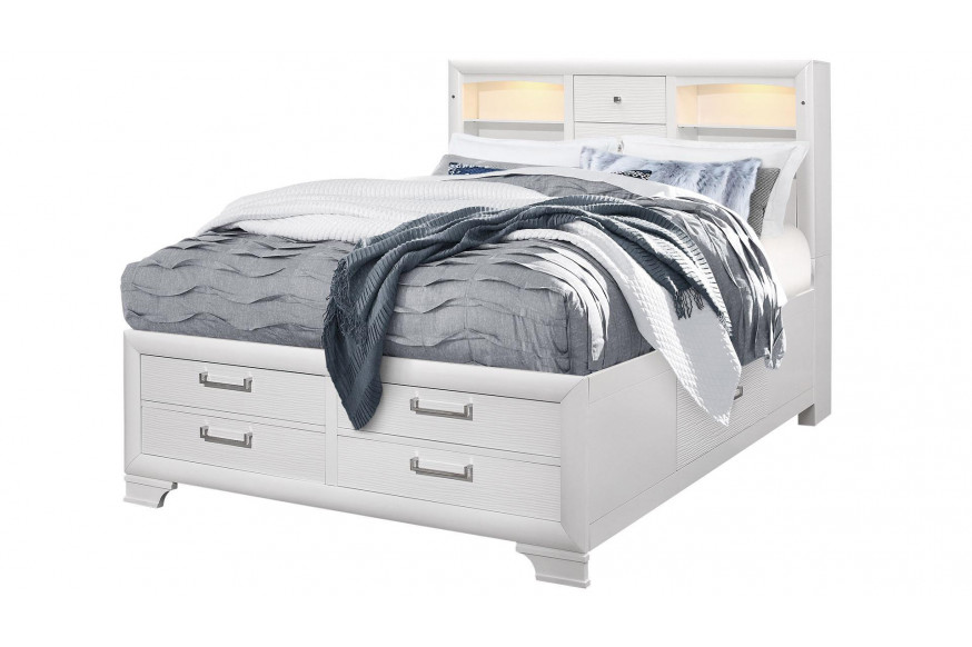 GF™ Jordyn Bed - White, Full Size