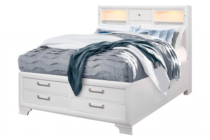 GF™ Jordyn Bed - White, King Size