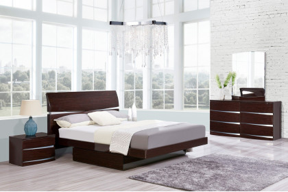 GF™ Aurora Bed Group Collection - Wenge, Full Size
